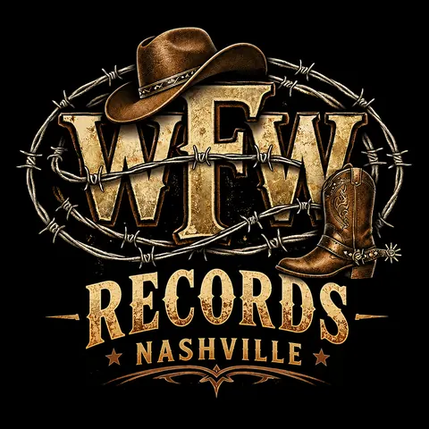 The WFW barbed-wire crest, William Fred Winston's logo